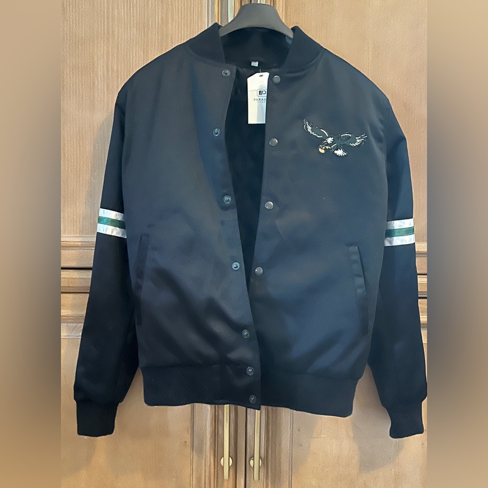 EAGLES Black Quilted Jacket